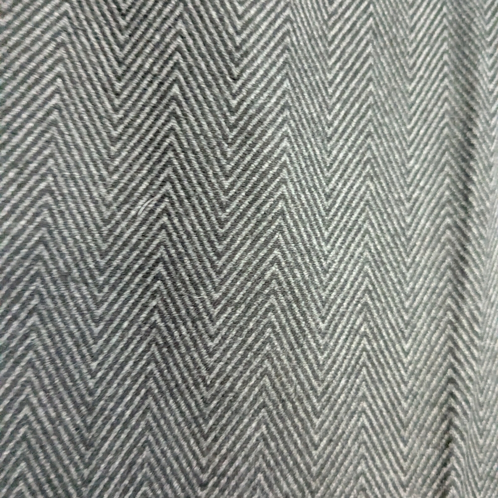 Anthropologie Gray Herringbone Wide Leg Pants Sz 4 - Picture 3 of 14